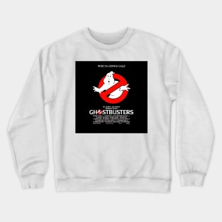 Ghost Buster Orignal Movie Poster Crewneck Sweatshirt